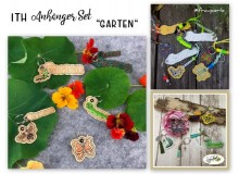 Stickdatei - ITH Anhänger Garten